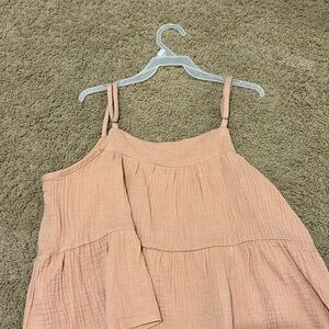 Brown tank top